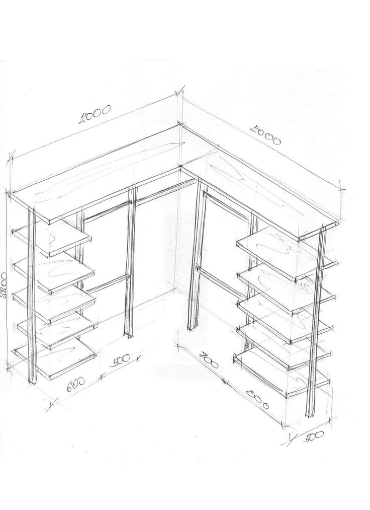 Гардеробная своими руками чертежи и схемы система