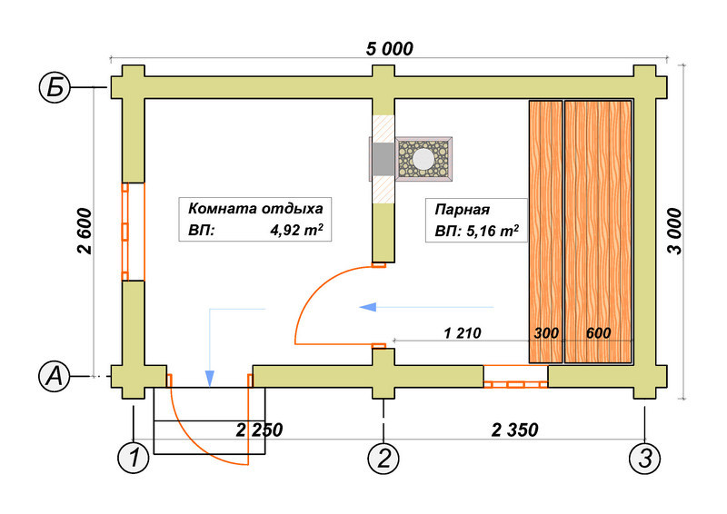 Планировка бани 3 на 6 внутри фото мойка и парилка