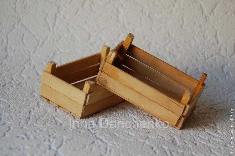 Мастерим миниатюрные деревянные ящики для сбора урожая, фото № 18