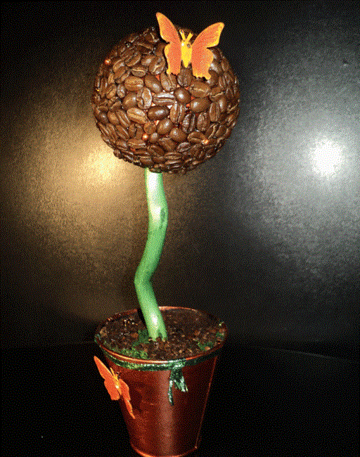Кофейное дерево своими руками. Фото мастер-класс, фото № 13