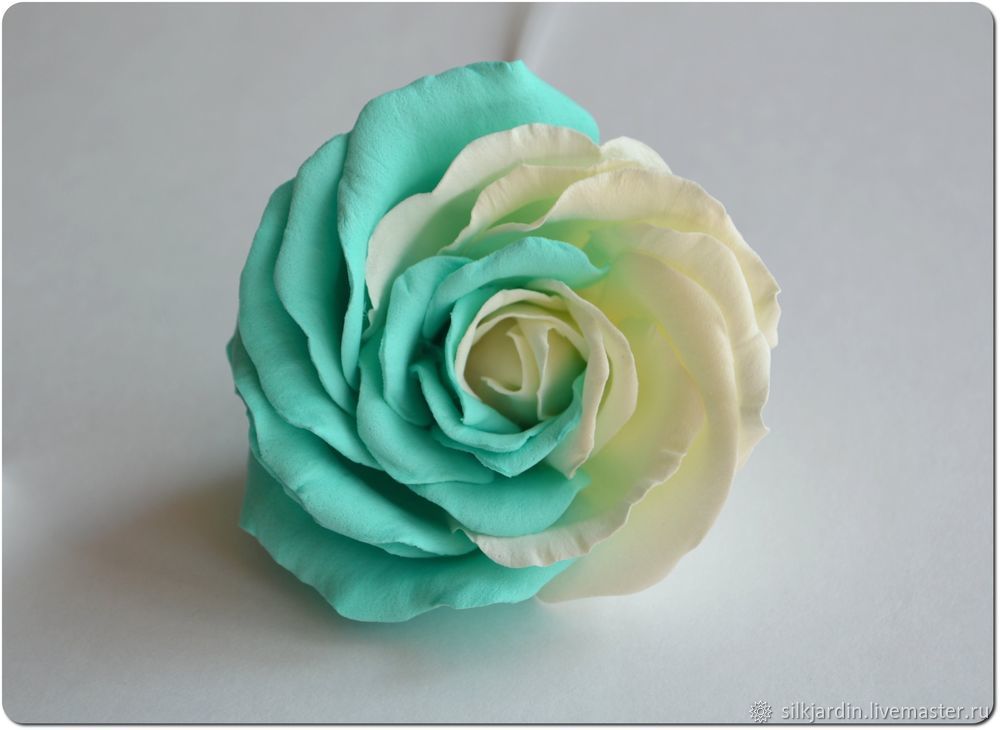 Создаем двухцветную розу «Инь-Янь» из фоамирана, фото № 23
