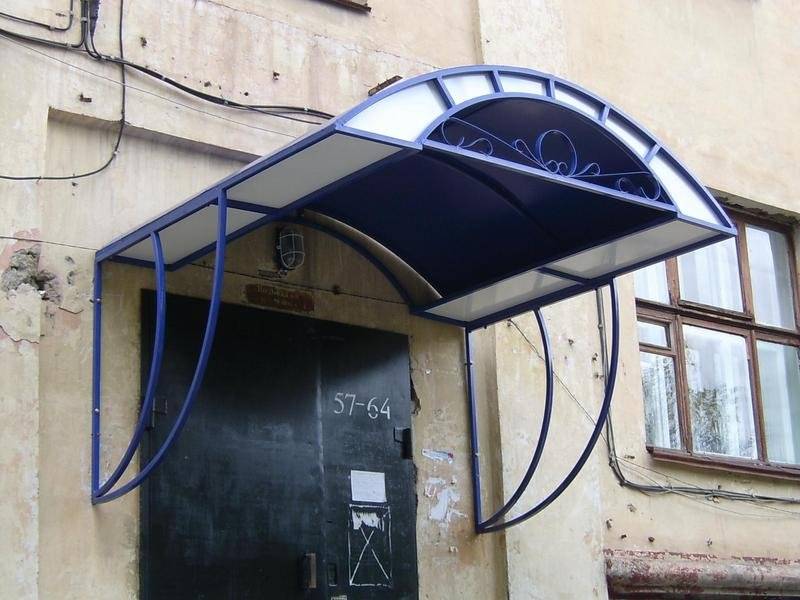 Козырьки Над Подъездами Многоквартирных Домов Фото