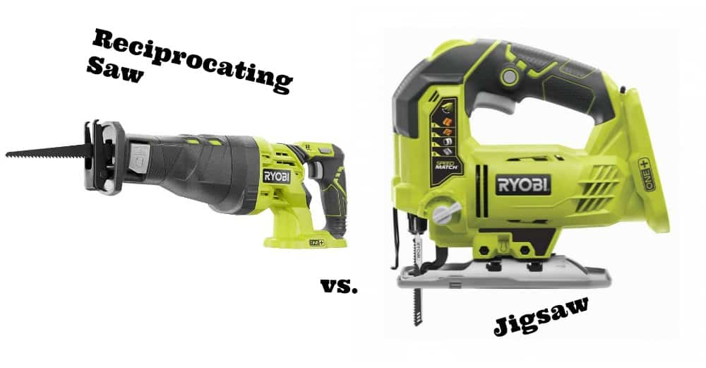 Recip saw vs jigsaw