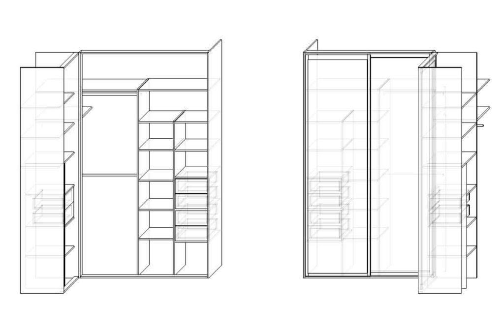 Проект шкафа распашного онлайн самостоятельно бесплатно