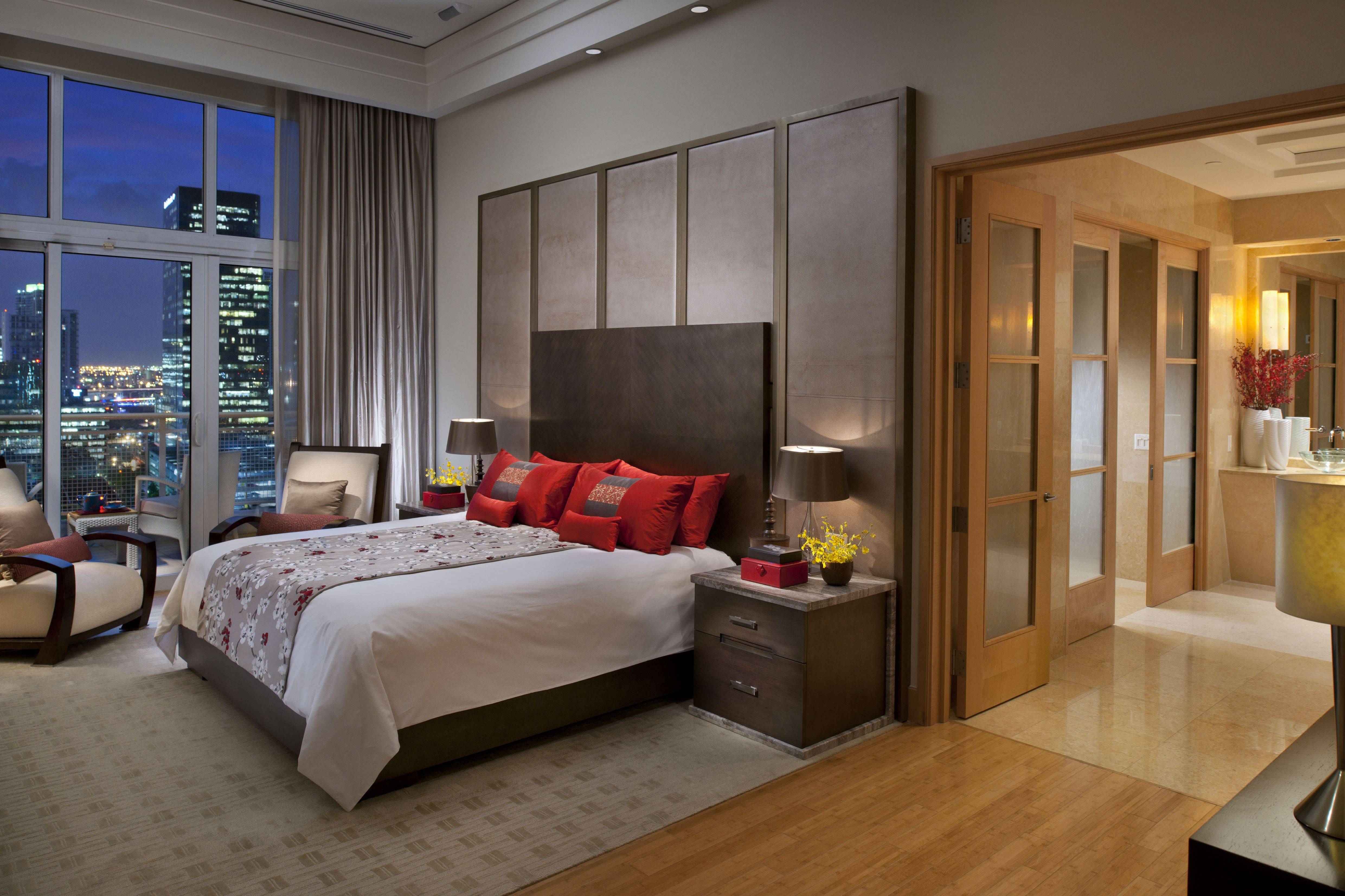 Понравилась обстановка. Отель Mandarin oriental Miami. Красивая квартира спальня. Красивая комната. Спа комнаты.