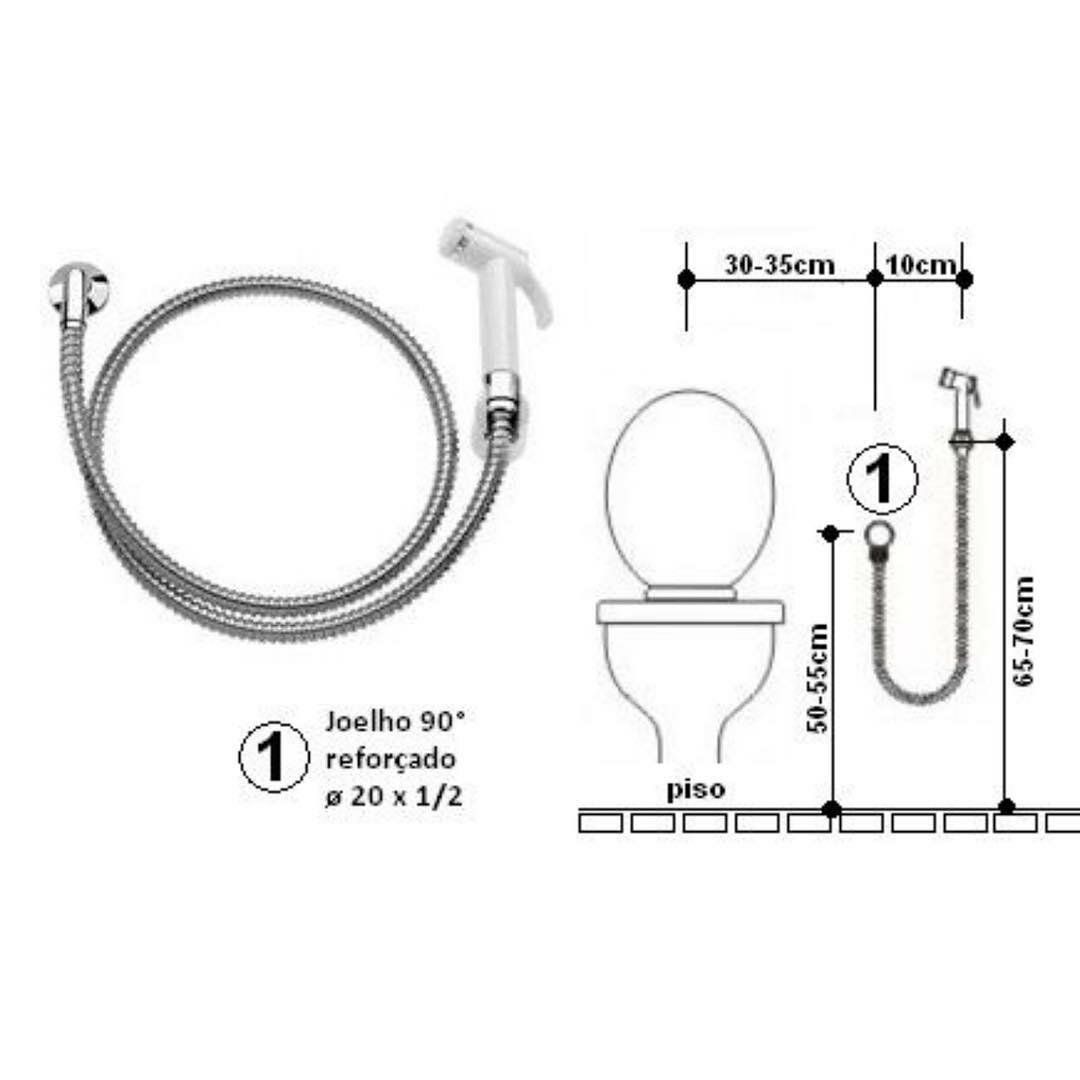 Гигиенический душ высота установки от пола