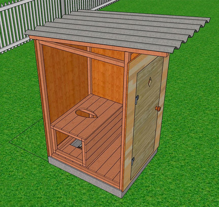 Как построить туалет на даче своими руками поэтапно из досок без фундамента фото для начинающих
