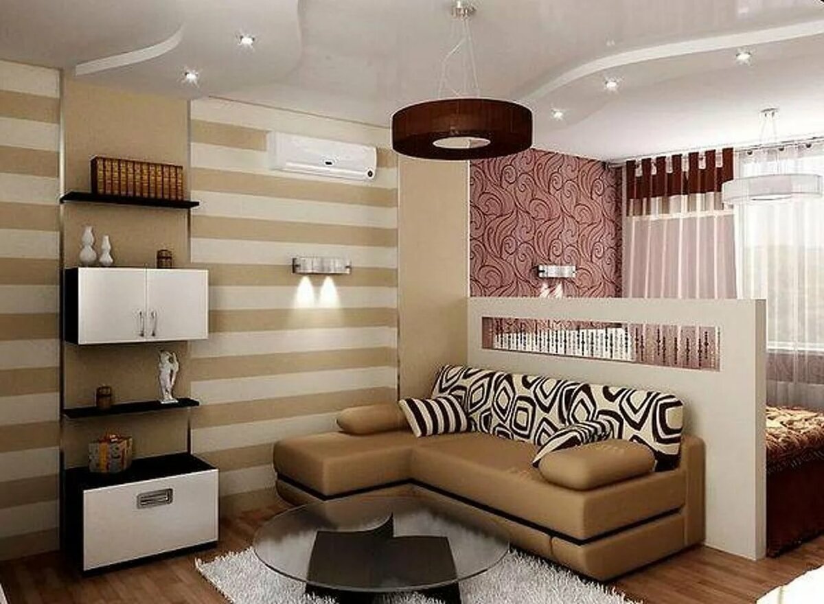 1 комнатная квартира варианты дизайна