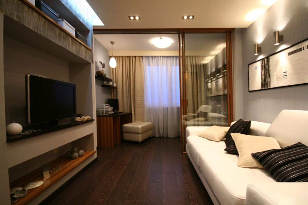 кровать или диван в двухкомнатной квартире