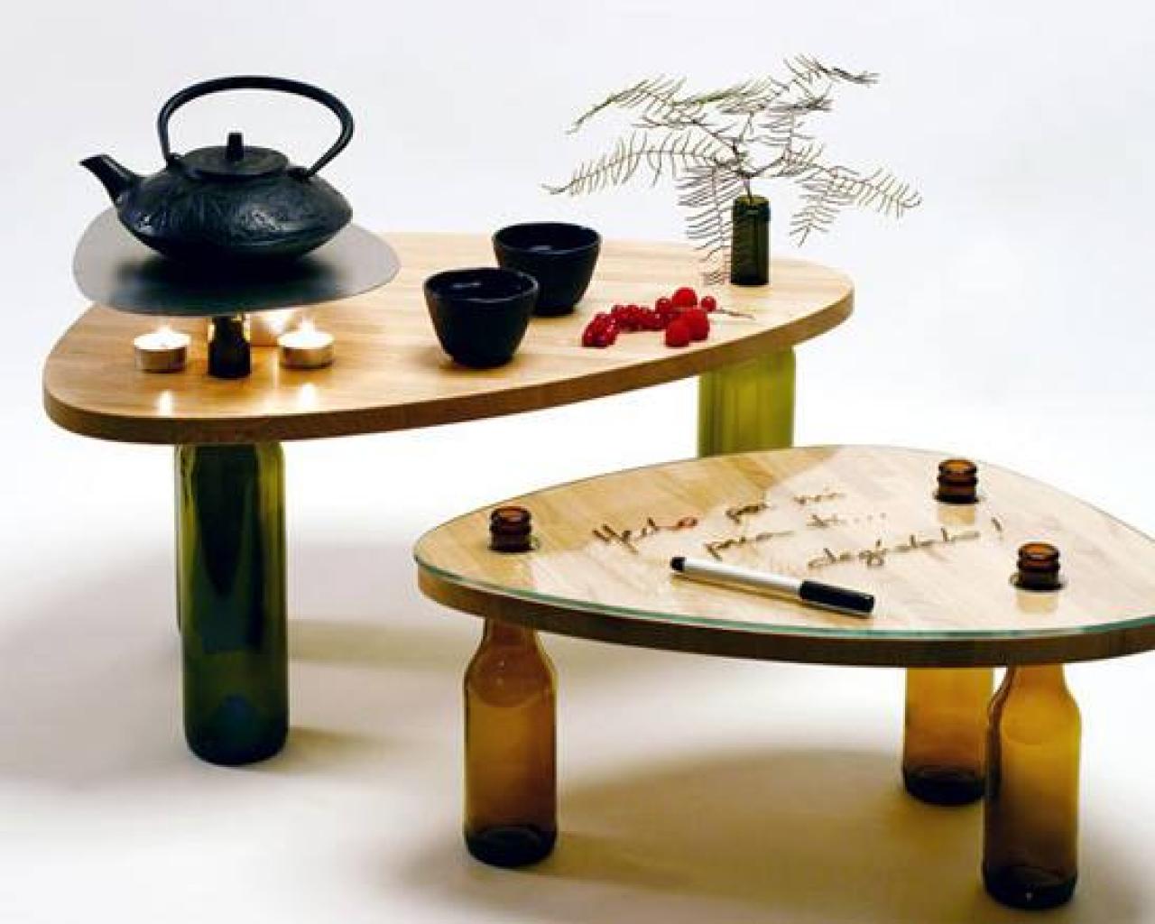 кофейный столик своими руками из подручных материалов