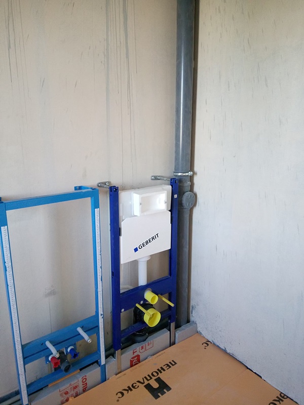 Подключение инсталляции к стояку: Установка инсталляции для унитаза на ...