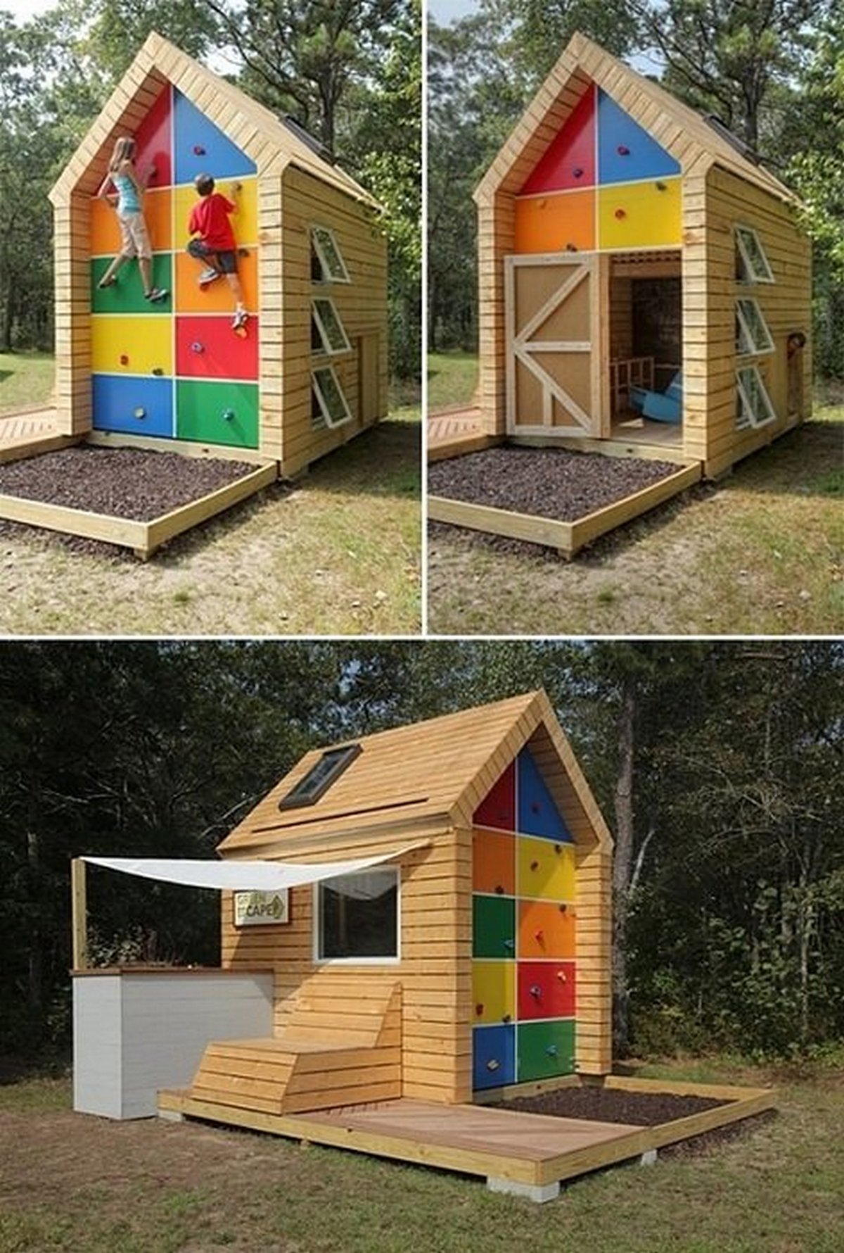 Что можно построить своими руками. Домик для детей. Дачный домик для детей. Детский домик из дерева. Домик для детей на даче.