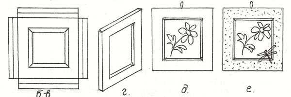 Как сделать рамку для рисунка из бумаги