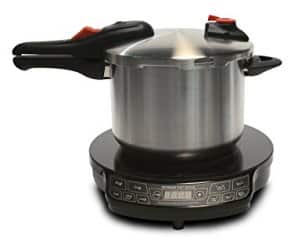 pressure cooking on induction hob
