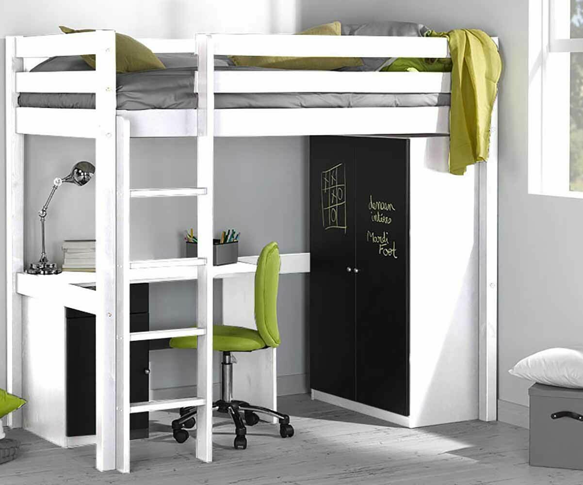 двухэтажные кровати для подростков внизу со столом