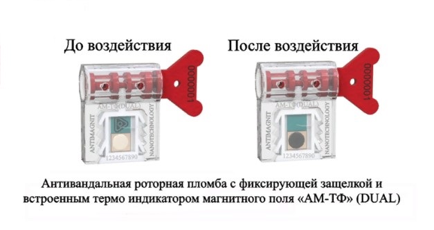 Как выглядит магнитная пломба на водяной счетчик фото до и после воздействия